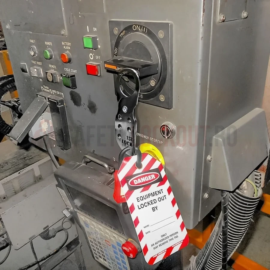 Hasp LOTO din oțel inoxidabil First Lock, fălci 38 mm — Hasp LOTO | Safety Lockout