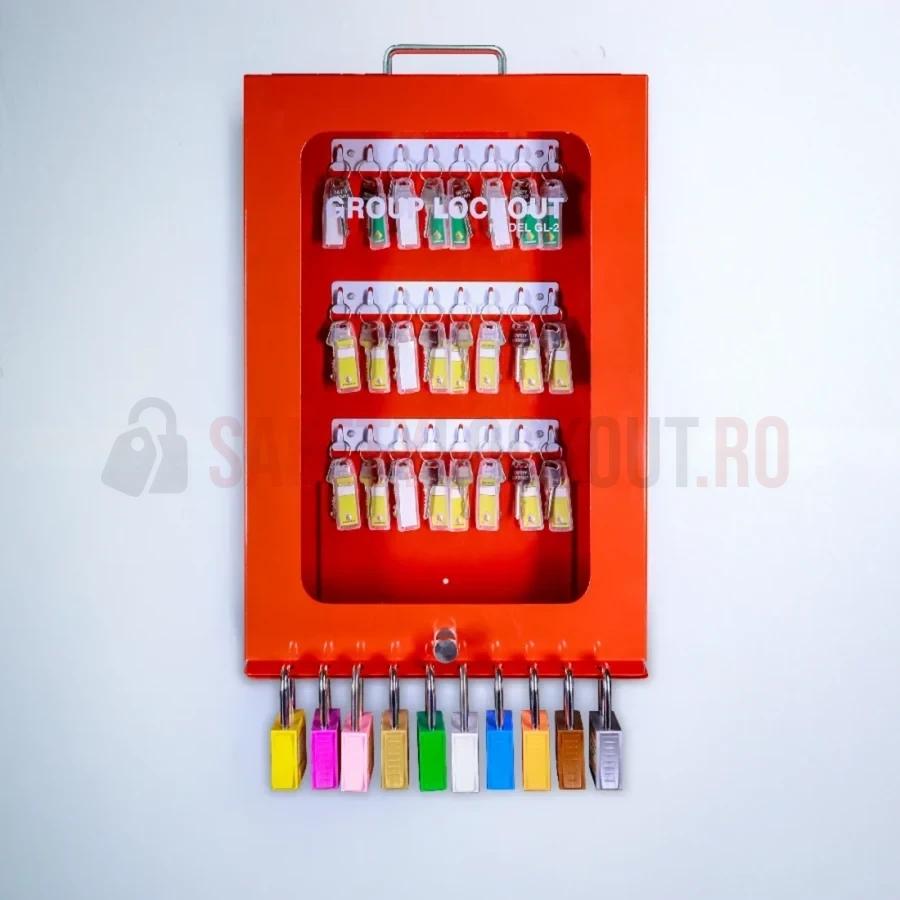 Cutie LOTO de Grup pentru 24 Chei — Cutie de blocare pentru grup | Safety Lockout