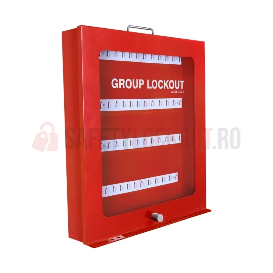 Cutie LOTO de Grup pentru 50 Chei — Cutie de blocare pentru grup | Safety Lockout