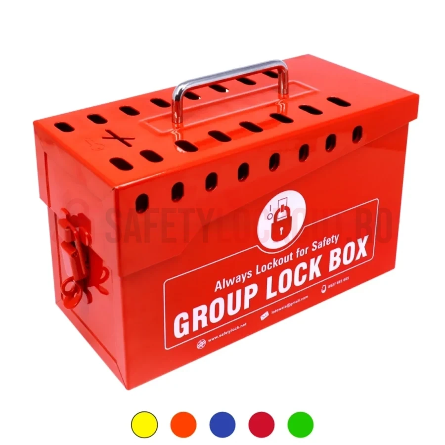 Cutie LOTO de Grup Mare - 17 Lacăte — Cutie convențională de blocare pentru grup | Safety Lockout