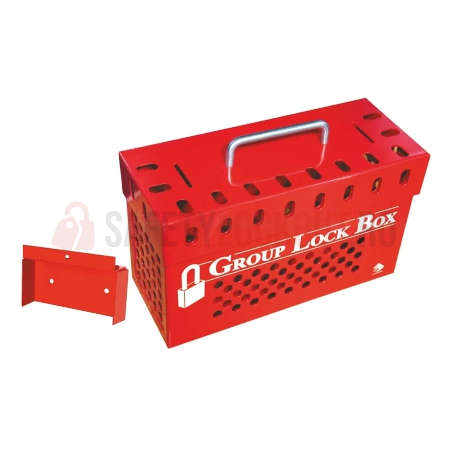 Cutie LOTO de Grup cu Suport de Perete — Cutie de blocare pentru grup | Safety Lockout