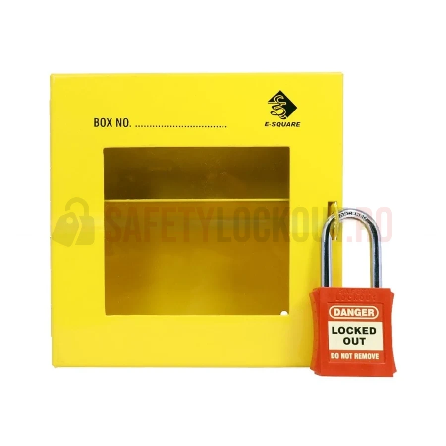 Cutie LOTO de Grup Mini - 1 Punct de Blocare — Cutie de blocare pentru grup | Safety Lockout