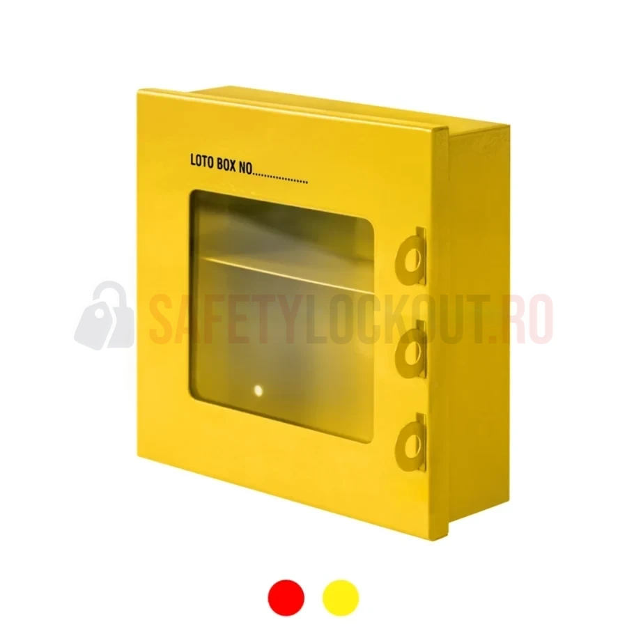 Cutie LOTO de Grup Mini - 3 Puncte de Blocare — Cutie de blocare pentru grup | Safety Lockout