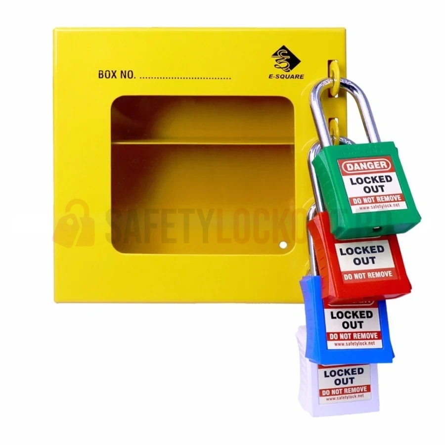 Cutie LOTO de Grup Mini - 4 Puncte de Blocare — Cutie de blocare pentru grup | Safety Lockout