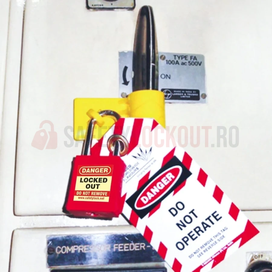 Dispozitiv autoadeziv de blocare LOTO Gripper pentru disjunctoare — Dispozitive de blocare pentru panouri electrice | Safety Lockout