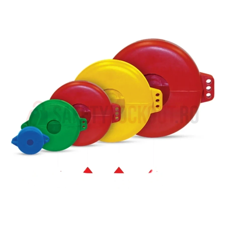 Set complet de 5 dispozitive de blocare pentru valve poartă, 25–355 mm — Dispozitive de blocare pentru valve poartă | Safety Lockout