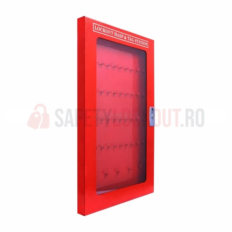 Dulap H+T (Hasp și Etichete), 914 x 559 x 55 mm (Capacitate 50/50) — Cabinet pentru hasp-uri și etichete | Safety Lockout