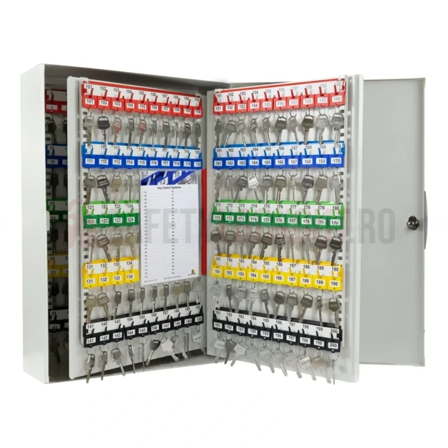 Cabinet din oțel de înaltă rezistență pentru 250 de chei — Cabinet de înaltă rezistență pentru chei | Safety Lockout