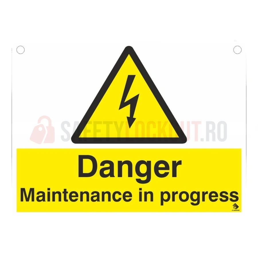Indicator LOTO suspendat – Mentenanță în curs — Indicatoare LOTO suspendate | Safety Lockout