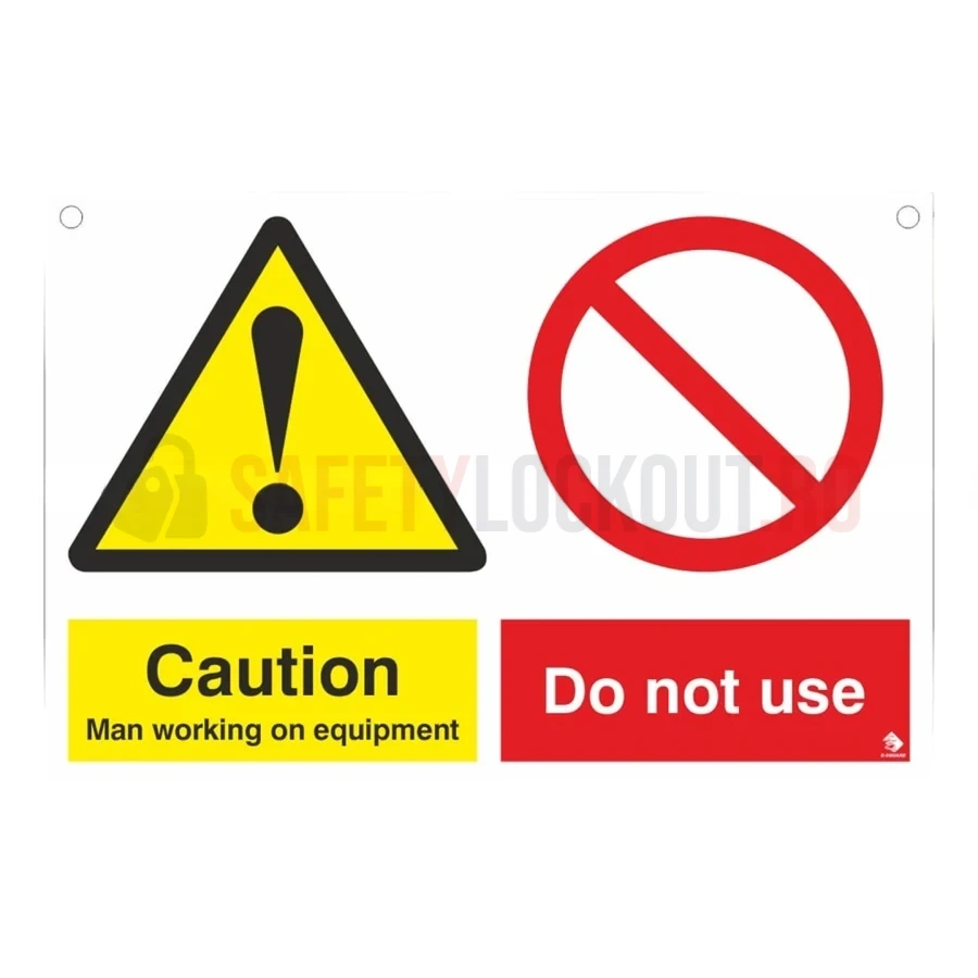 Indicator LOTO suspendat – Se lucrează la echipament — Indicatoare LOTO suspendate | Safety Lockout