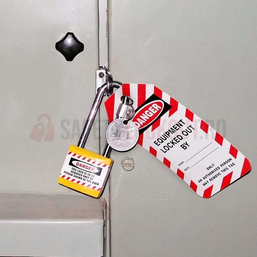 Lacăt LOTO cu carcasă de protecție colorată și bridă lungă — Lacăte LOTO cu carcasă de protecție | Safety Lockout
