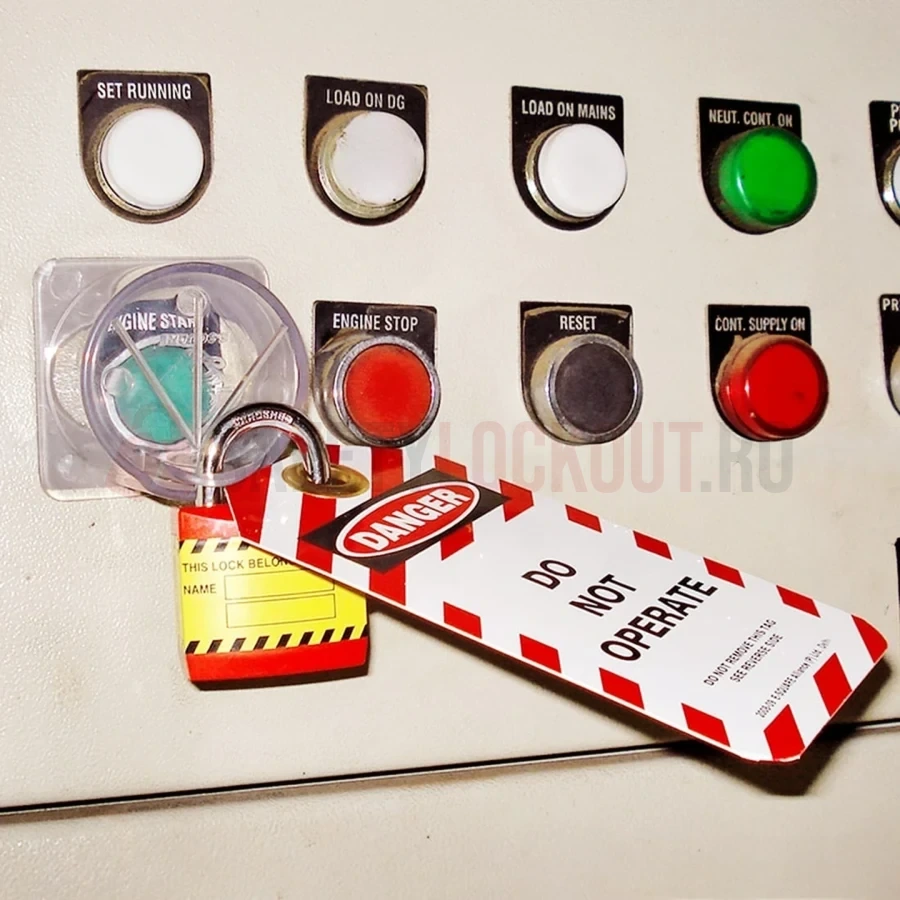 Lacăt LOTO cu carcasă de protecție și bridă standard — Lacăte LOTO cu carcasă de protecție | Safety Lockout