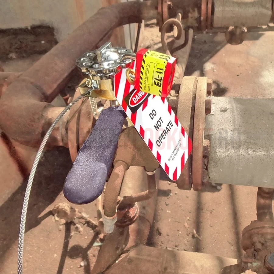 Lacăt LOTO cu carcasă de protecție și bridă standard — Lacăte LOTO cu carcasă de protecție | Safety Lockout