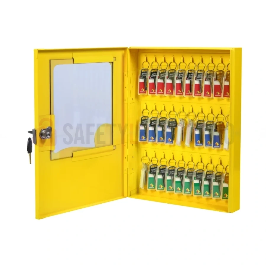 Dulap LOTO pentru 30 de chei, cu vizor transparent — Dulapuri cu geam transparent pentru chei | Safety Lockout