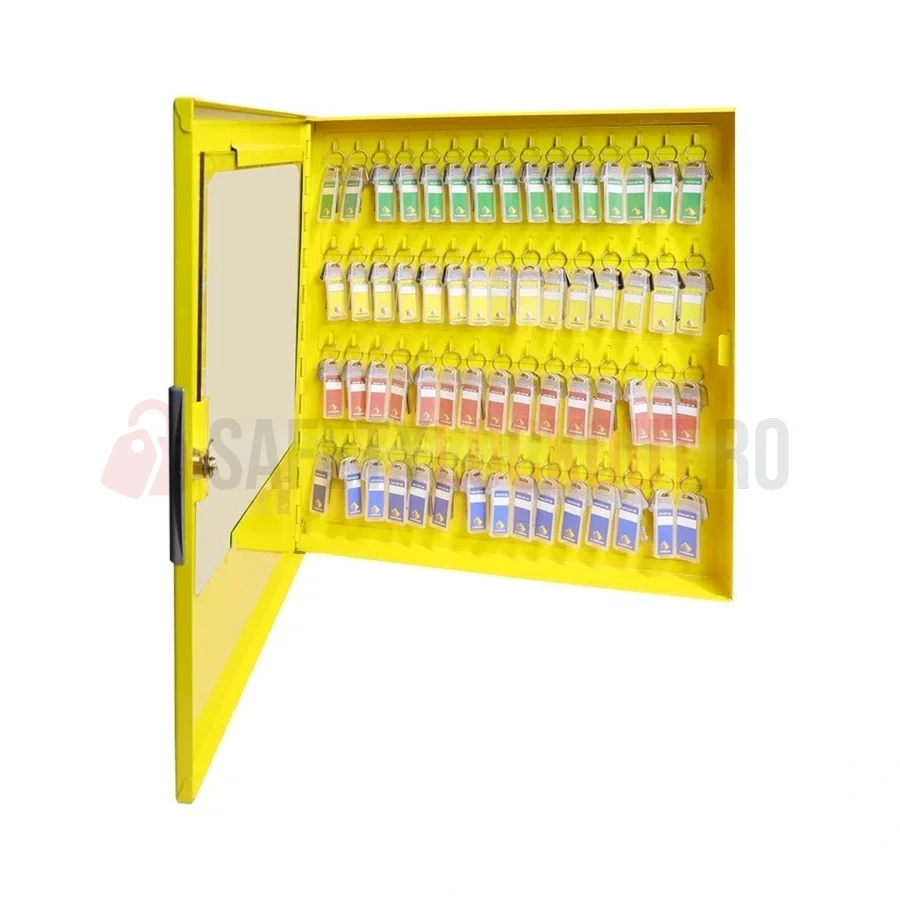 Dulap LOTO pentru 60 de chei, cu geam transparent — Dulapuri cu geam transparent pentru chei | Safety Lockout