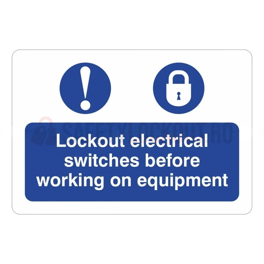 Etichete de marcare LOTO – Blocare comutatoare electrice înainte de lucru — Etichete de marcare LOTO | Safety Lockout