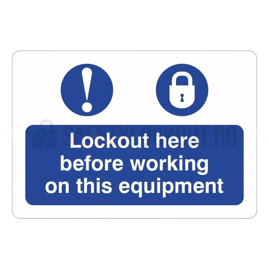 Etichete de marcare LOTO – Blocați aici înainte de lucru — Etichete de marcare LOTO | Safety Lockout