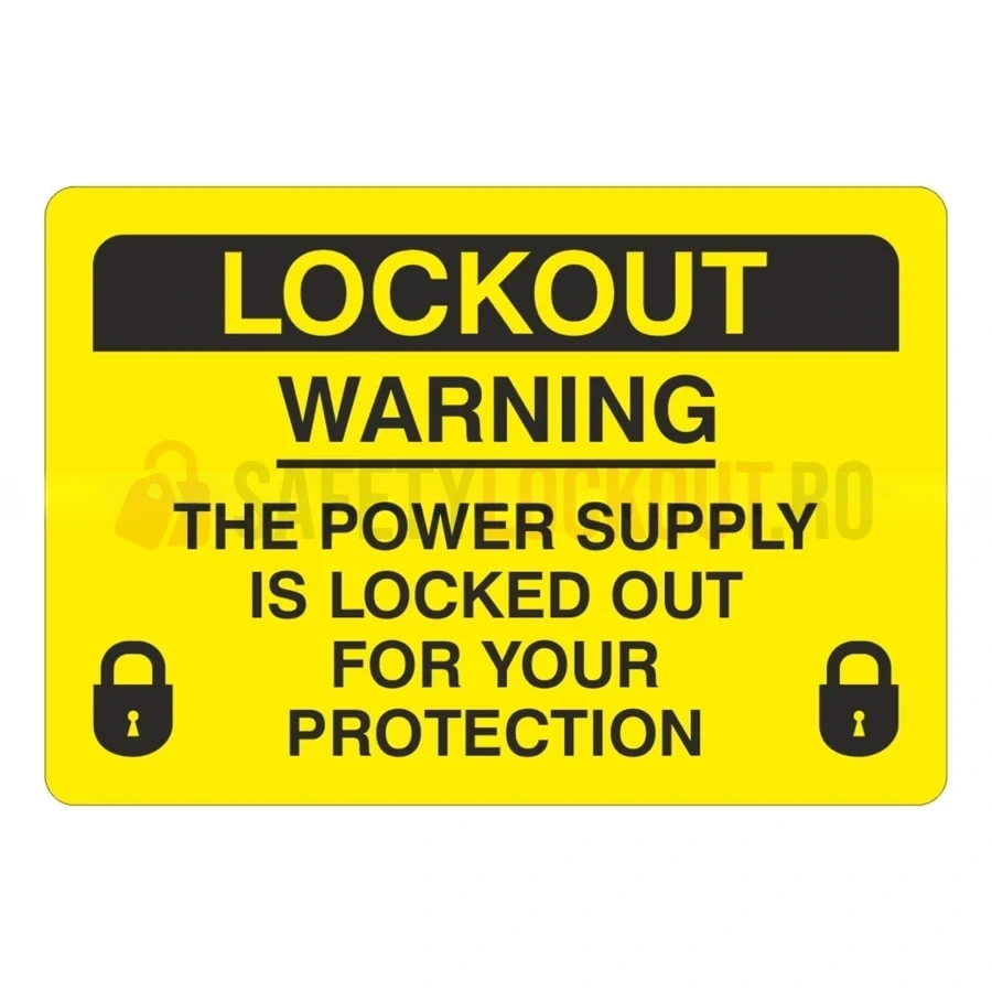 Etichete de marcare LOTO – Sursa de alimentare este blocată — Etichete de marcare LOTO | Safety Lockout