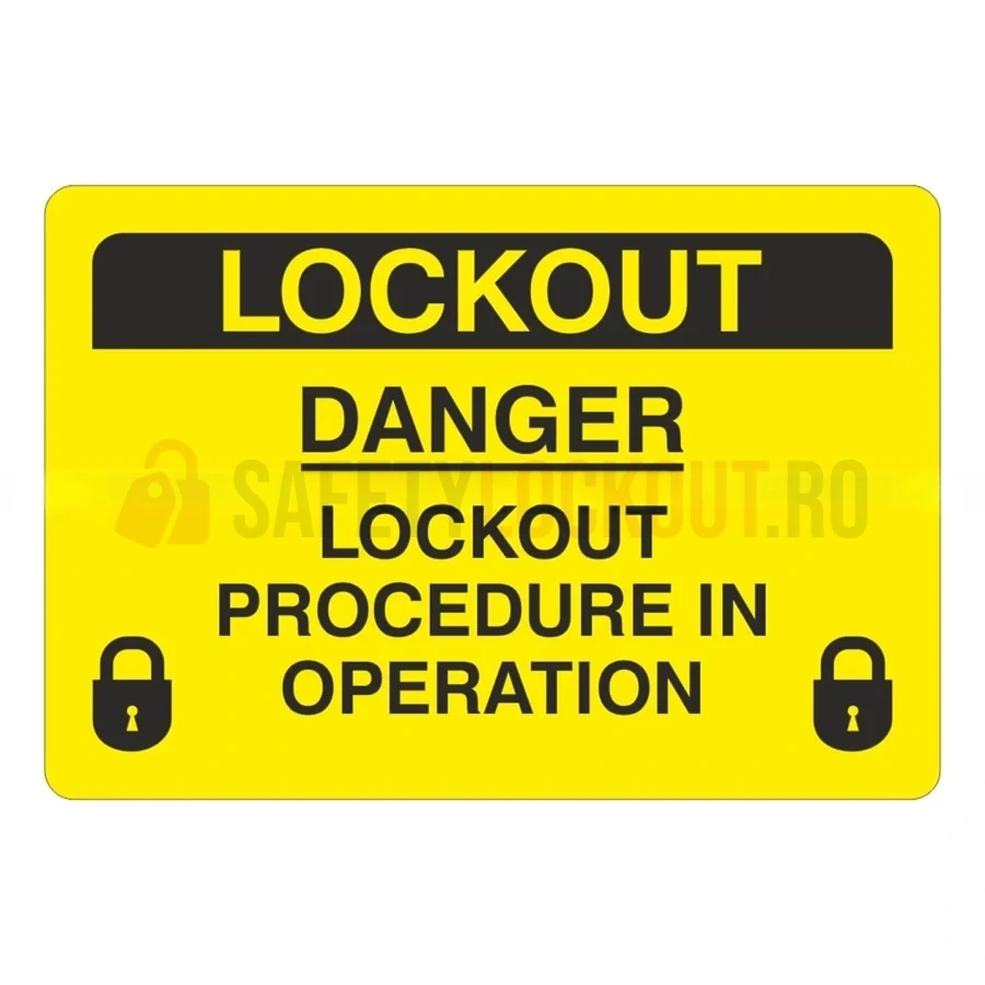 Etichete de marcare LOTO — Procedură de blocare în desfășurare — Etichete de marcare LOTO | Safety Lockout