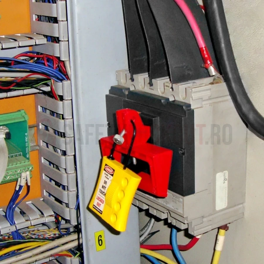 Dispozitiv de Blocare Disjunctor Mare cu Șurub Twister — Dispozitiv de blocare pentru disjunctor | Safety Lockout