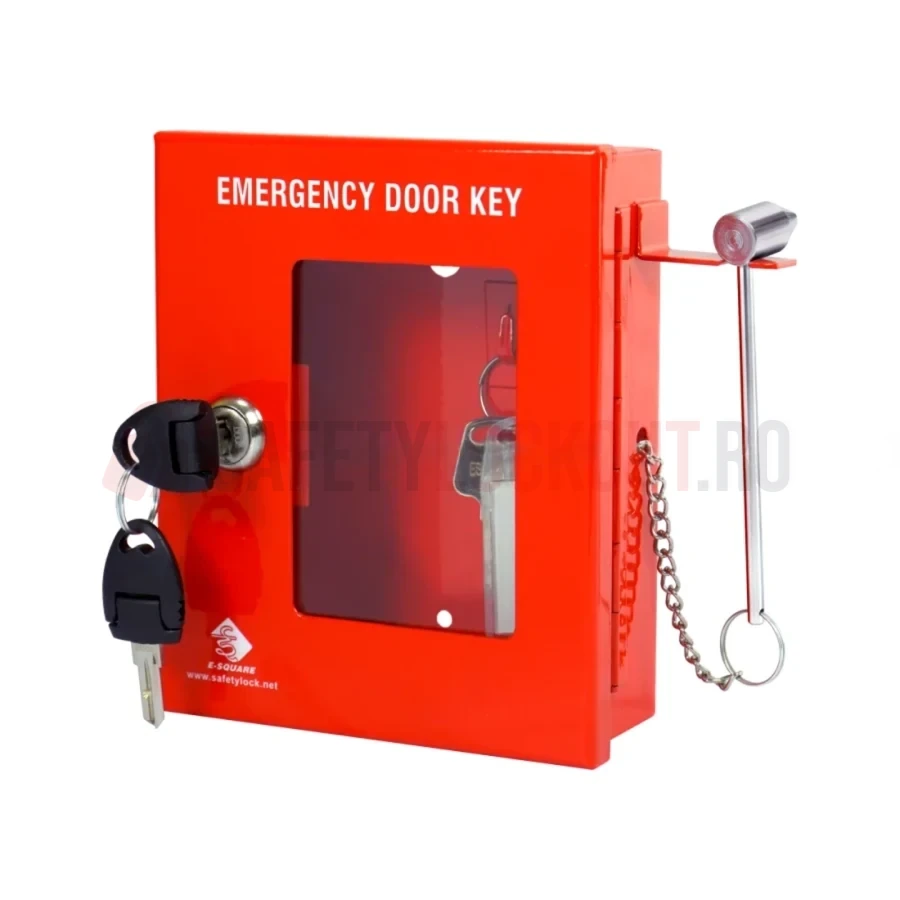 Cutie LOTO pentru cheia de urgență, cu ciocănel — Cutie pentru cheia de urgență | Safety Lockout