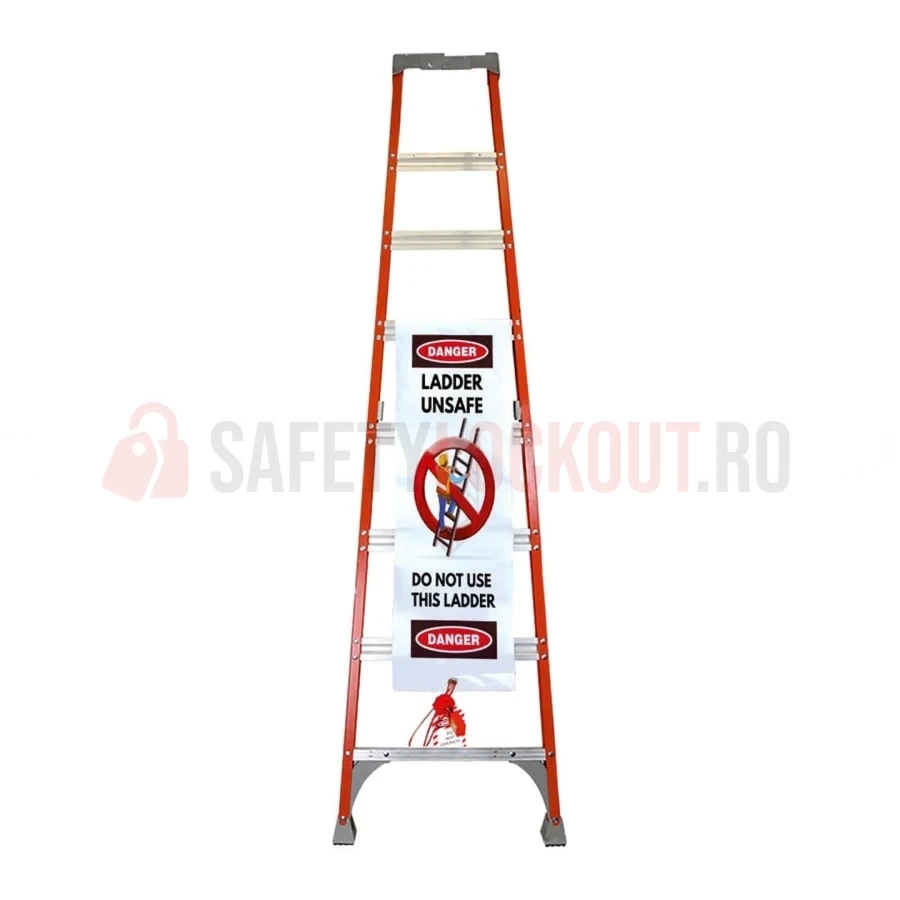 Dispozitiv de blocare cu două fețe pentru scări, mare, 87″ x 15″ — Dispozitiv de blocare cu două fețe pentru scări | Safety Lockout