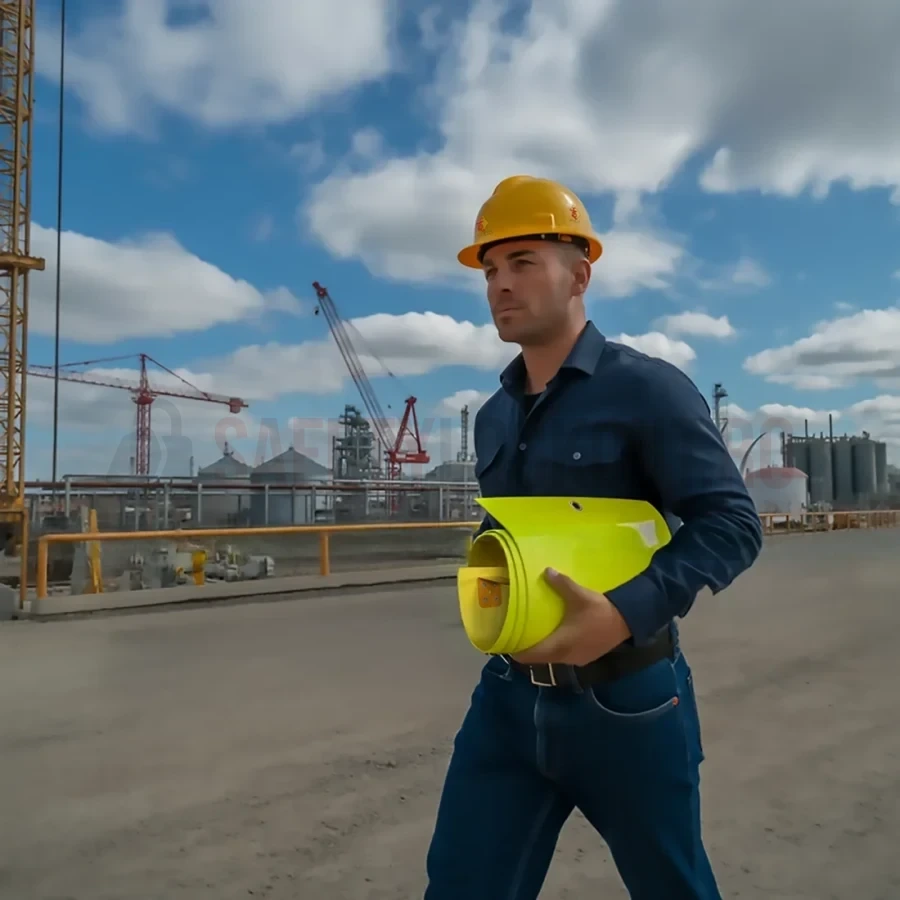 Dispozitiv flexibil de blocare pentru scări, montare superioară — Dispozitiv flexibil de blocare pentru scări | Safety Lockout