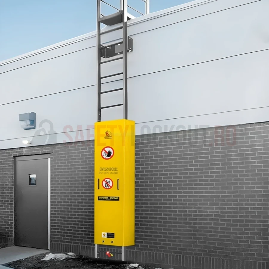 Dispozitiv de blocare din oțel pentru scară, montaj superior, 64″ x 16″ — Dispozitive de blocare pentru scări | Safety Lockout