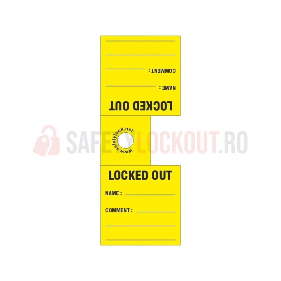 Etichete de blocare LOTO pentru lacăte, PVC 0,7 mm — Etichete de blocare LOTO | Safety Lockout