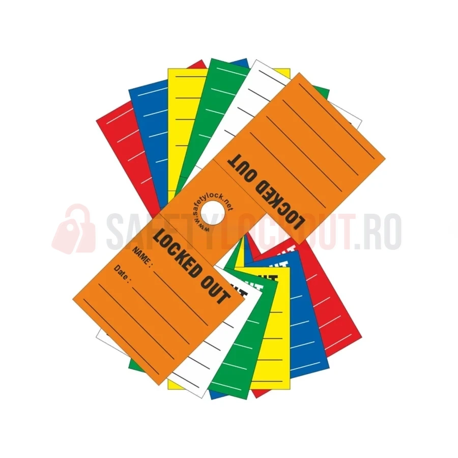 Etichete pentru lacăte LOTO, 3 culori — Etichete de blocare LOTO | Safety Lockout
