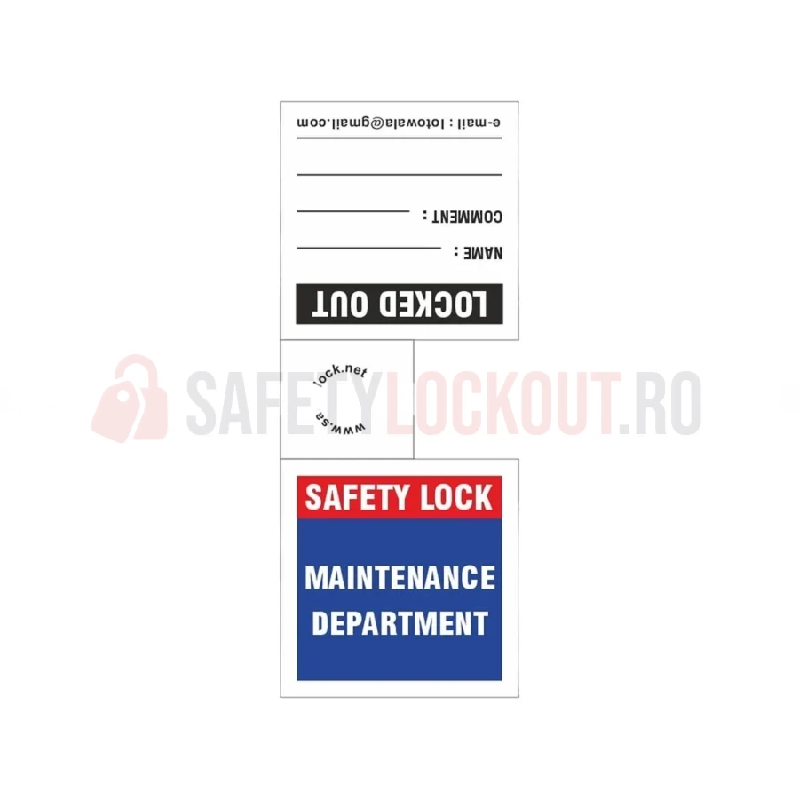 Etichete pentru lacăte LOTO — Departament Mentenanță — Etichete de blocare LOTO | Safety Lockout