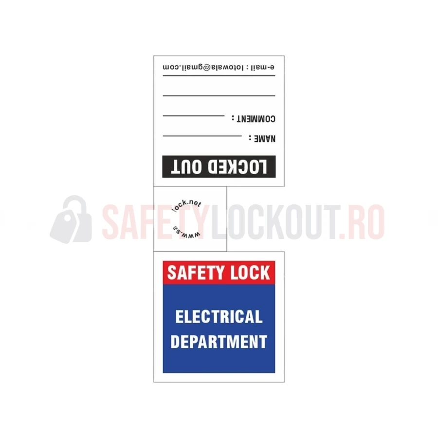 Etichete pentru lacăte LOTO — Departament Electric — Etichete de blocare LOTO | Safety Lockout
