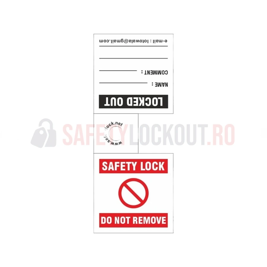 Etichete de blocare pentru lacăte LOTO, PVC 0,7 mm — Etichete de blocare LOTO | Safety Lockout