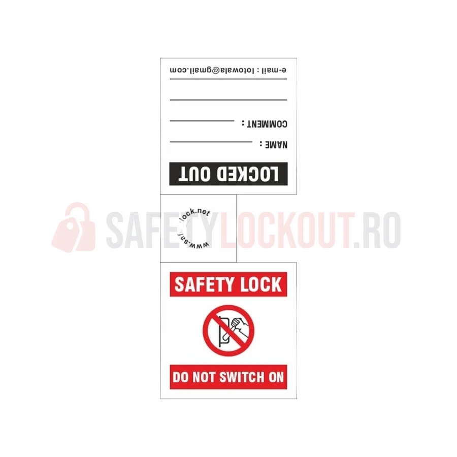 Etichete de blocare pentru lacăte LOTO, PVC 0,7 mm — Etichete de blocare LOTO | Safety Lockout