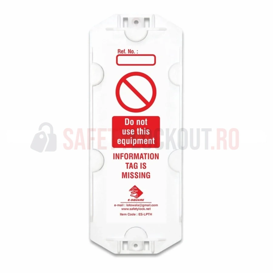 Suport mare pentru etichete de proprietate — Suport mare pentru etichete de proprietate și etichete | Safety Lockout