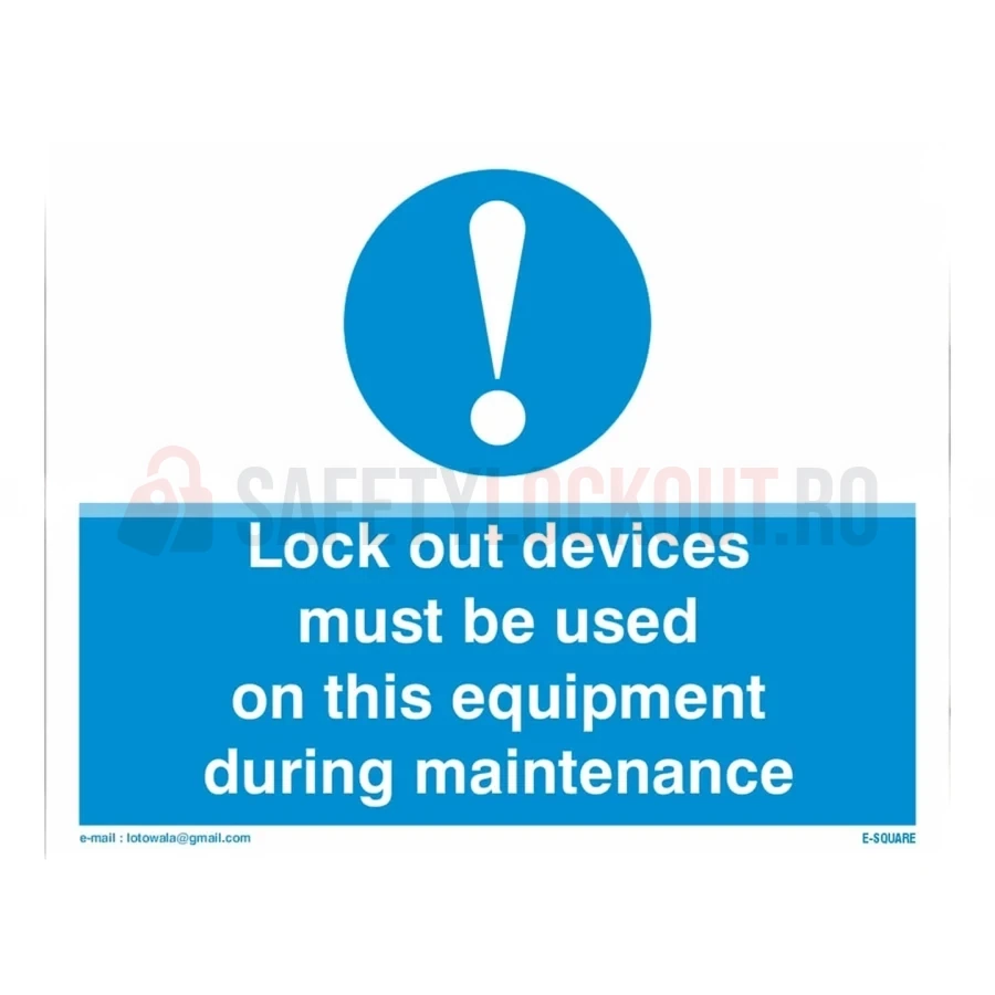 Indicatoare de siguranță pentru avertizare LOTO, autoadezive — Indicatoare de siguranță LOTO | Safety Lockout