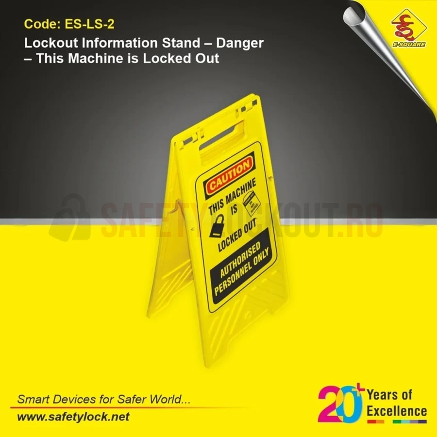 Stand de informare LOTO — Danger — This Machine is Locked Out — Accesorii LOTO | Safety Lockout