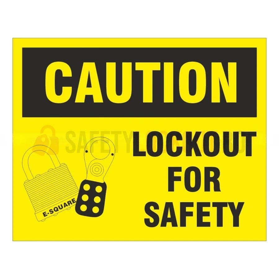 Indicator de siguranță LOTO — Caution: Lockout for Safety — Indicatoare de siguranță LOTO | Safety Lockout
