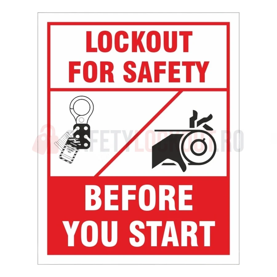 Indicator de siguranță LOTO — Lockout Before You Start — Indicatoare de siguranță LOTO | Safety Lockout