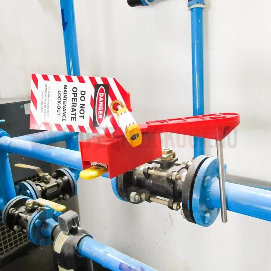 Dispozitiv reglabil de blocare pentru valvă cu bilă, model mare — Dispozitive de blocare pentru valvă cu bilă | Safety Lockout