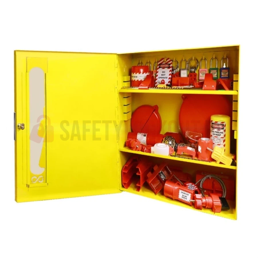Stație Lockout Tagout metalică, 610 x 559 x 254 mm — Stații LOTO | Safety Lockout