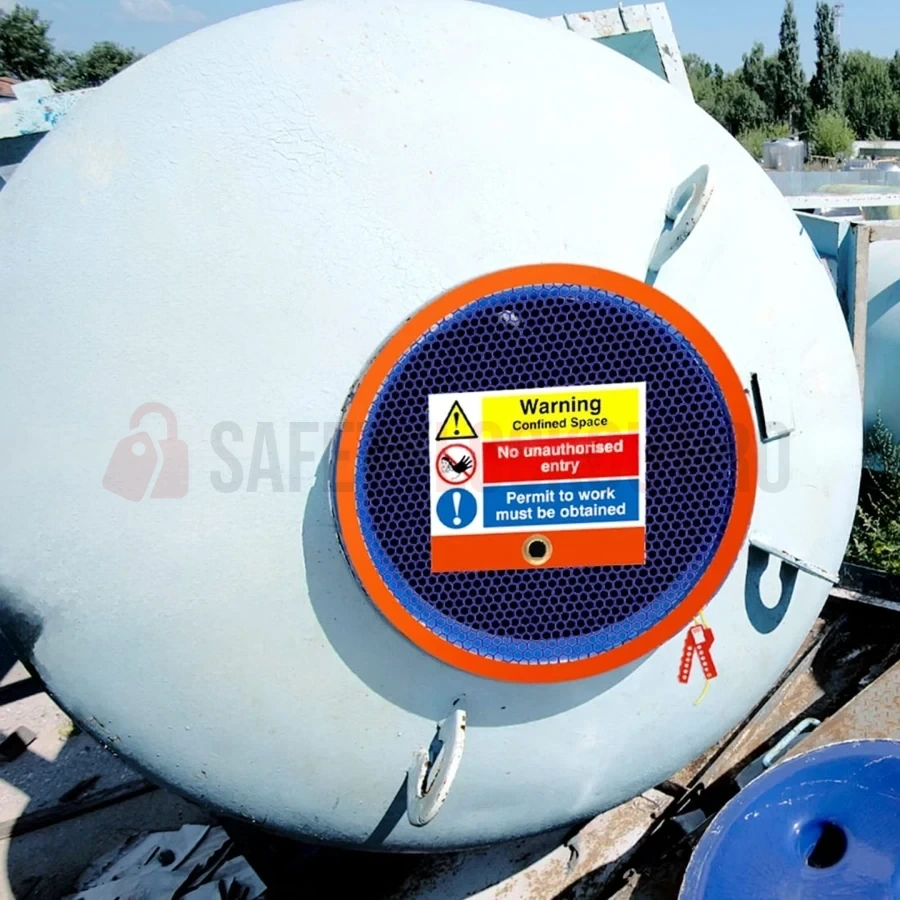 Husă blocabilă și ventilată pentru spații închise, L (91,4 cm) — Huse de blocare pentru spații închise | Safety Lockout