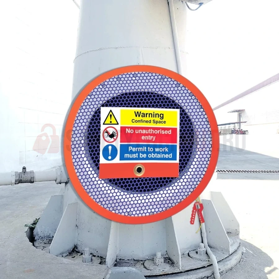 Husă blocabilă și ventilată pentru spații închise, Medie, 76,2 cm — Huse de blocare pentru spații închise | Safety Lockout