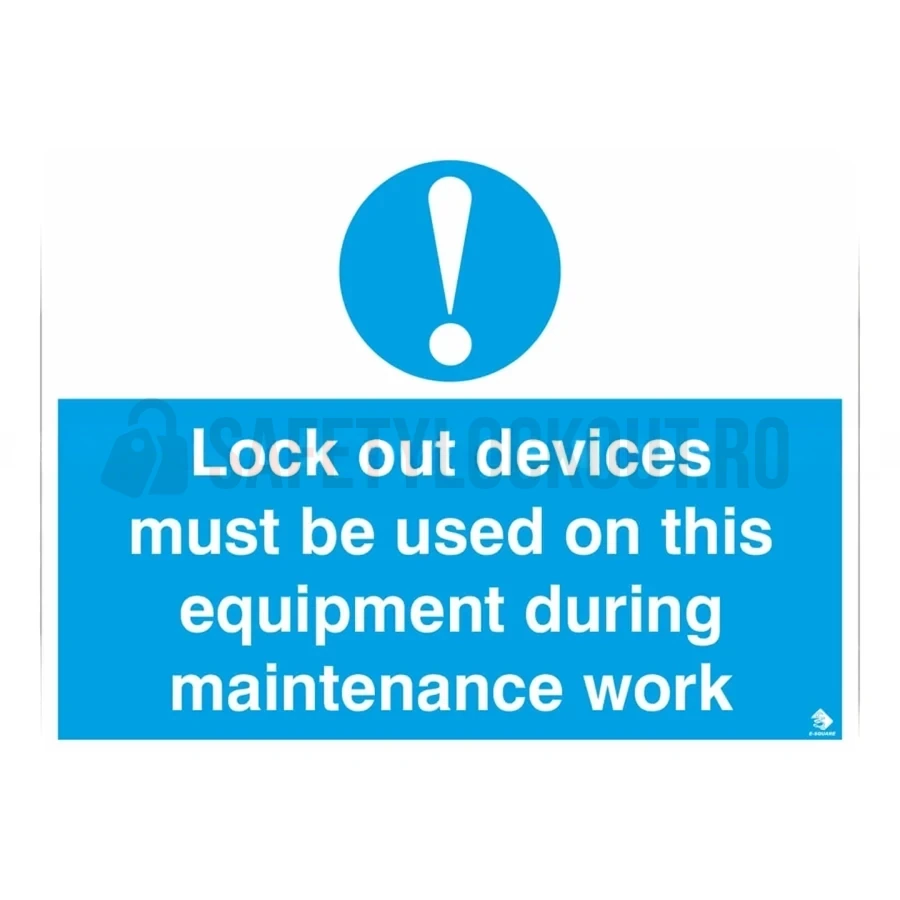 Indicator LOTO de perete — Utilizați dispozitive de blocare — Indicatoare și etichete de siguranță LOTO | Safety Lockout