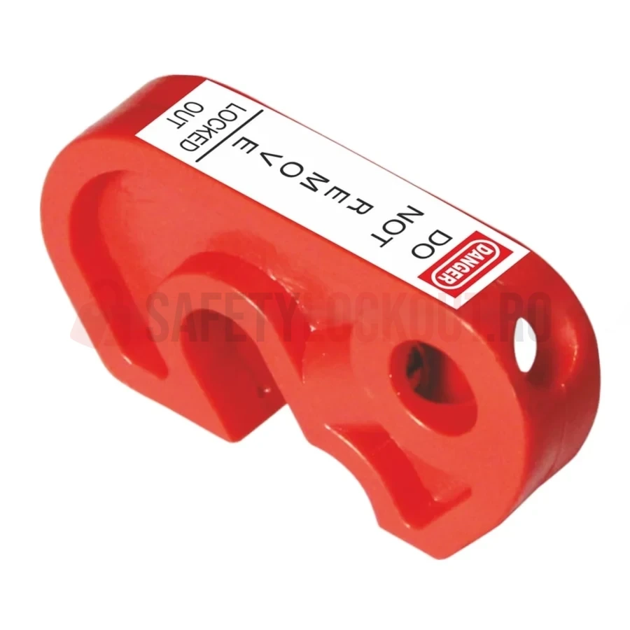 Dispozitiv de Blocare Disjunctor Miniatură cu Șurub - Roșu — Dispozitiv de blocare pentru disjunctor | Safety Lockout