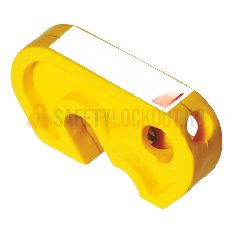 Dispozitiv de Blocare Disjunctor Miniatură cu Șurub - Galben — Dispozitiv de blocare pentru disjunctor | Safety Lockout