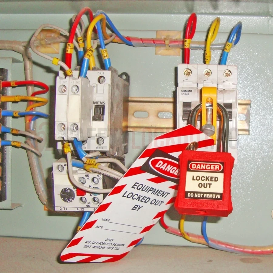 Dispozitiv Blocare Disjunctor Siemens cu Șurub Twister - Galben — Dispozitiv de blocare pentru disjunctor | Safety Lockout
