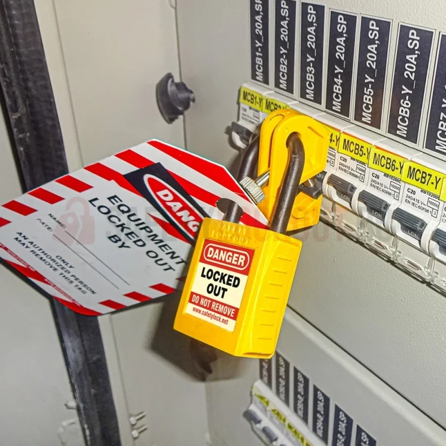 Dispozitiv Universal Blocare Disjunctor Miniatură cu Șurub Twister — Dispozitiv de blocare pentru disjunctor | Safety Lockout