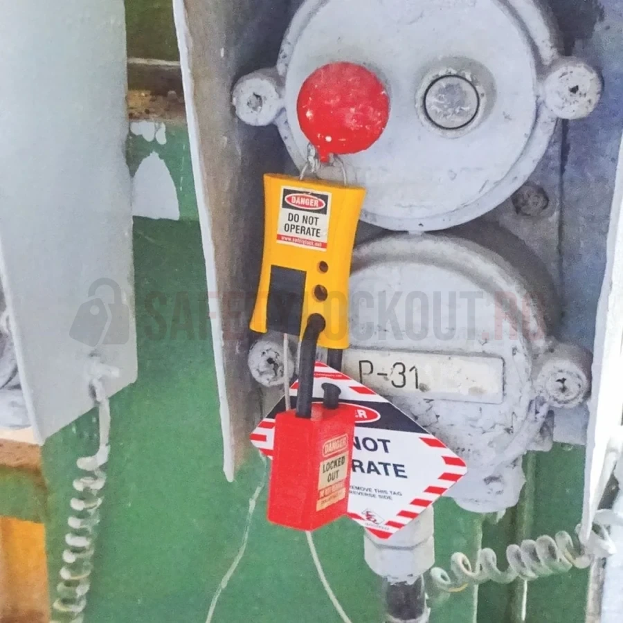 Dispozitiv mini de blocare cu cablu de 1 mm, înveliș PVC — Dispozitive multipurpose cu cablu | Safety Lockout
