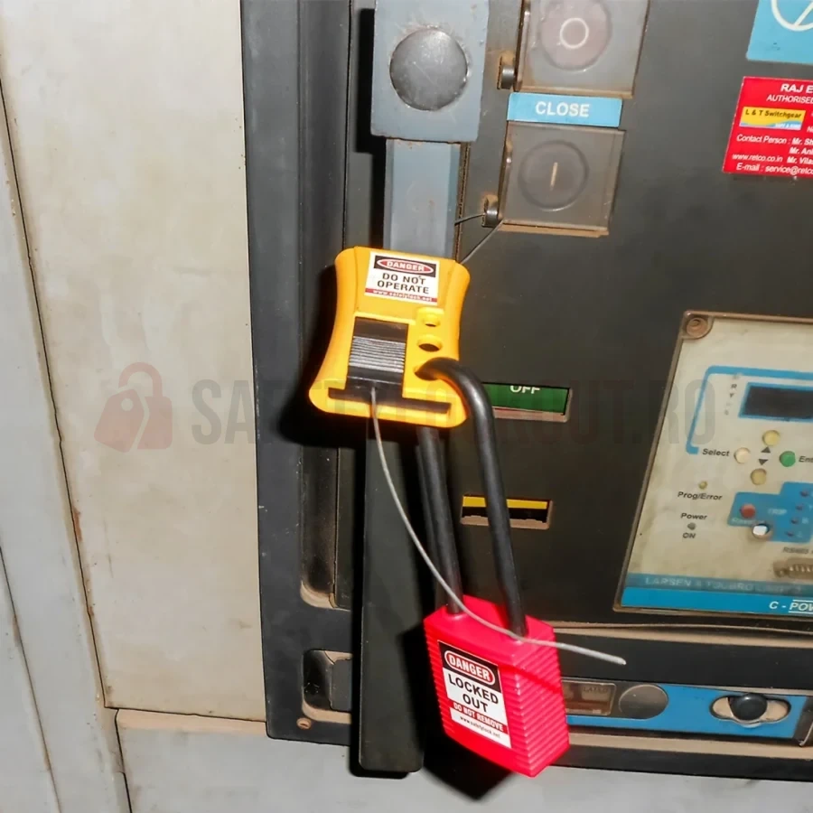 Dispozitiv mini de blocare cu cablu de 1 mm, înveliș PVC — Dispozitive multipurpose cu cablu | Safety Lockout